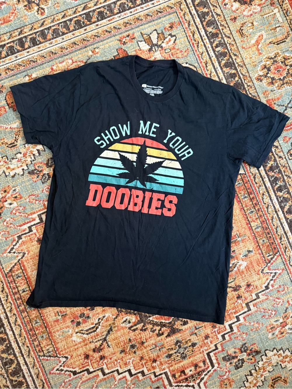 Show Me Your Doobies Funny Graphic Tee